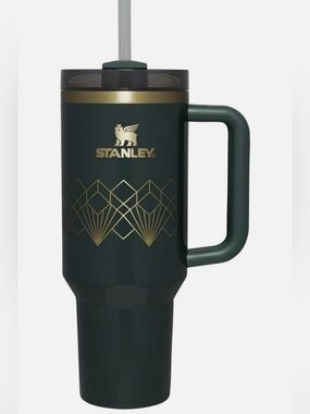 Stanley Forest Gloss Deco Collection Quencher H2.0 Flowstate Limited Edition